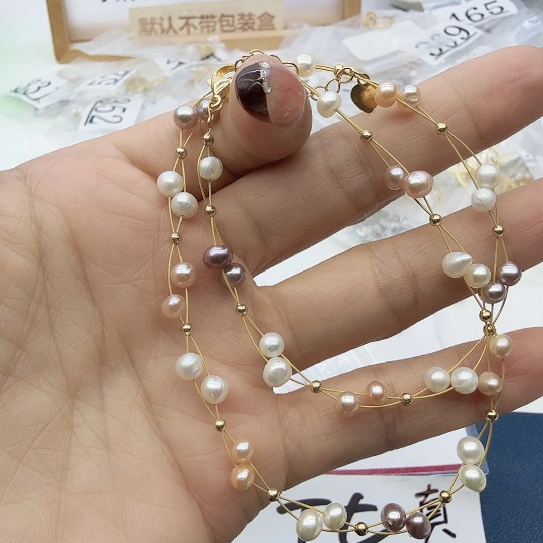 淡水珍珠珠宝奇石合金700