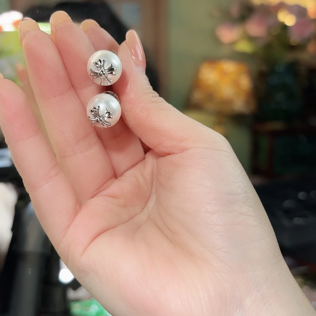 琉璃铜合金合金耳钉