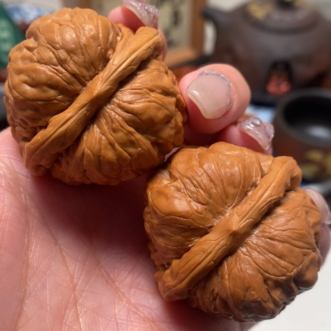文玩核桃把件41尺寸蛤蟆头