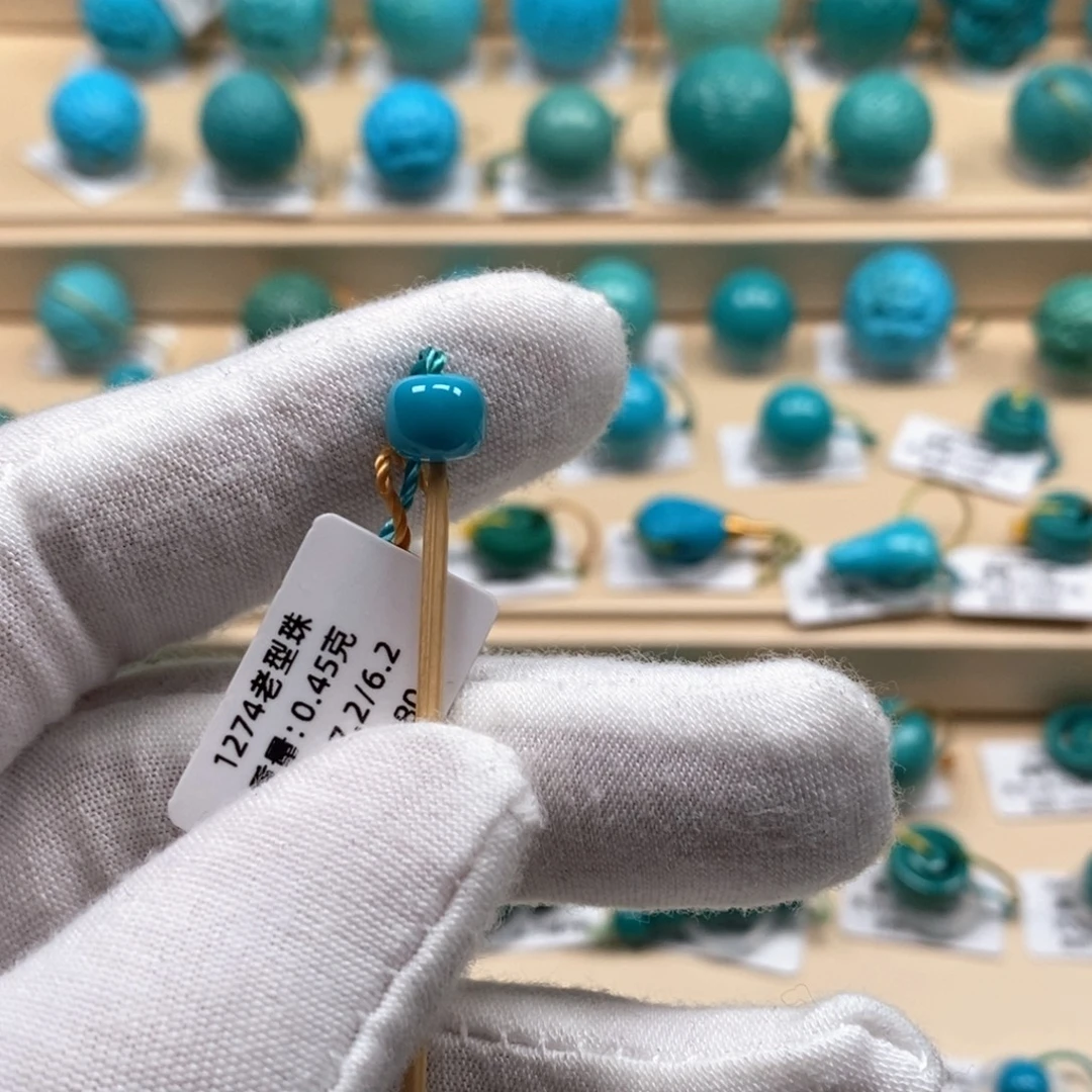 绿松石未镶嵌精品高瓷绿松石哦