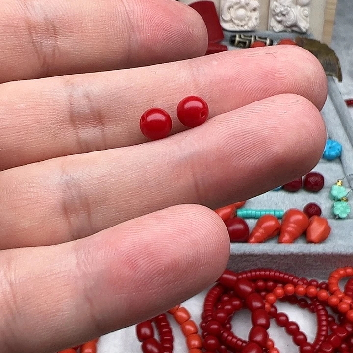 玻璃DIY红六圆111111