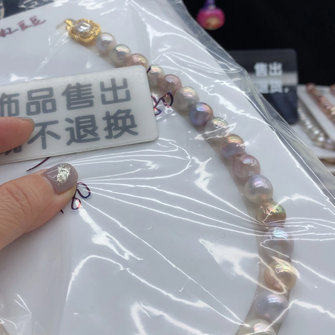 银S925镶嵌耳饰淡水珍珠