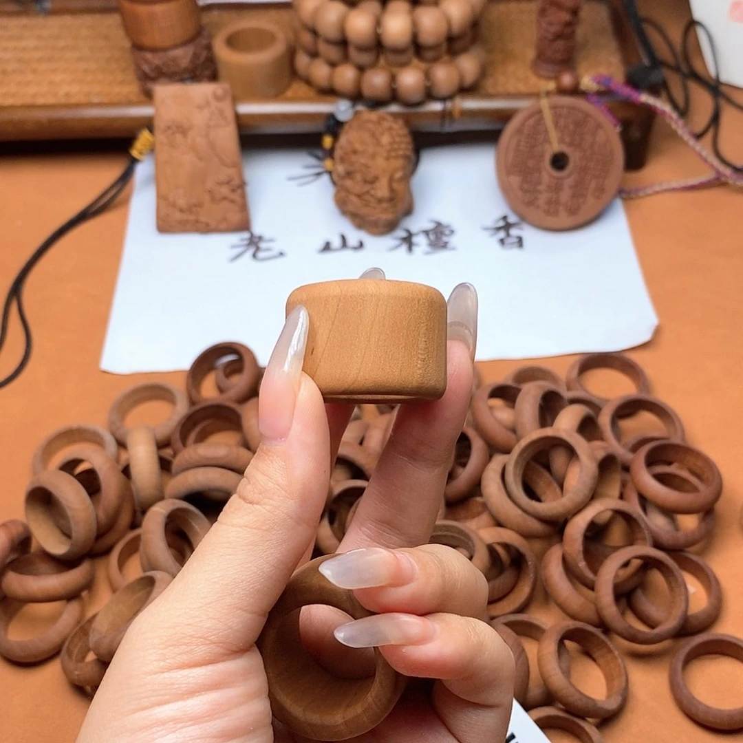 檀香木手串/手链素扳指