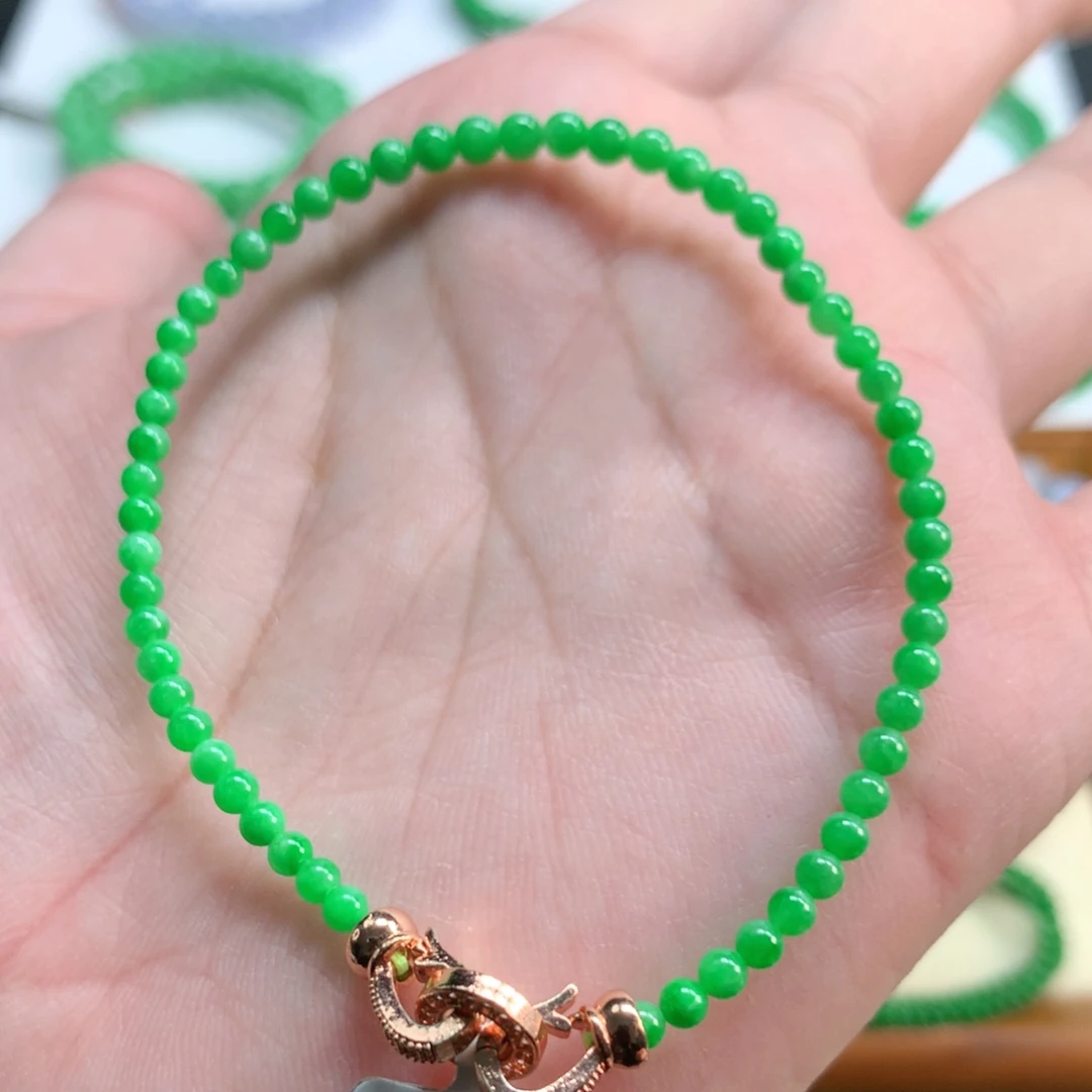 翡翠未镶嵌手链翡翠