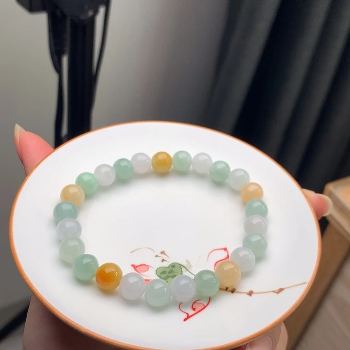 翡翠未镶嵌手链翡翠y213 卡7.8