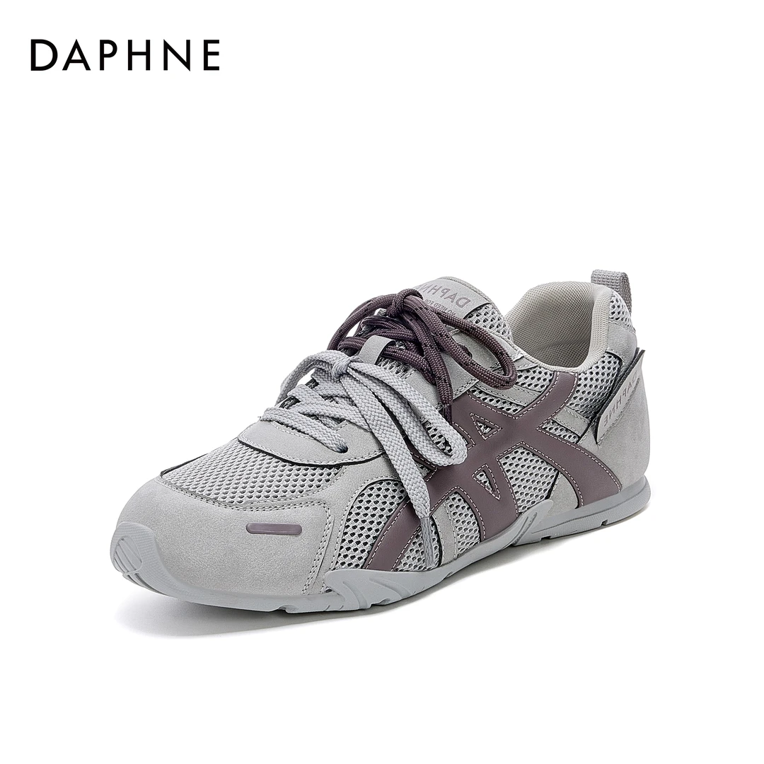 达芙妮德训鞋隐形增高3cm鞋子女ins潮牌百搭老爹鞋防滑休闲鞋