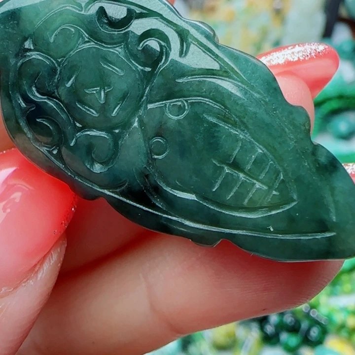 颈饰未镶嵌翡翠天然A货48