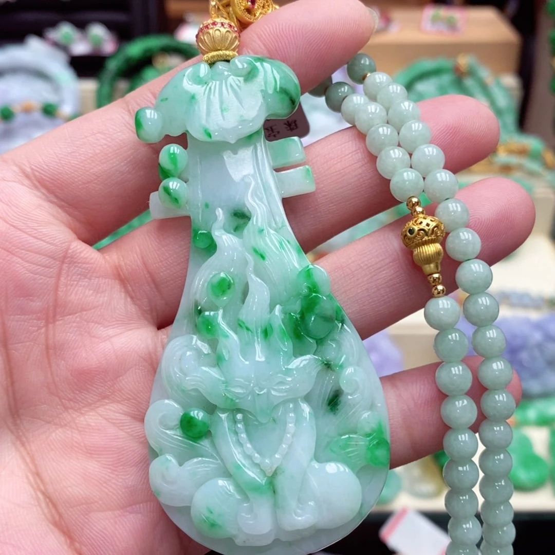 颈饰未镶嵌翡翠翡翠吊坠