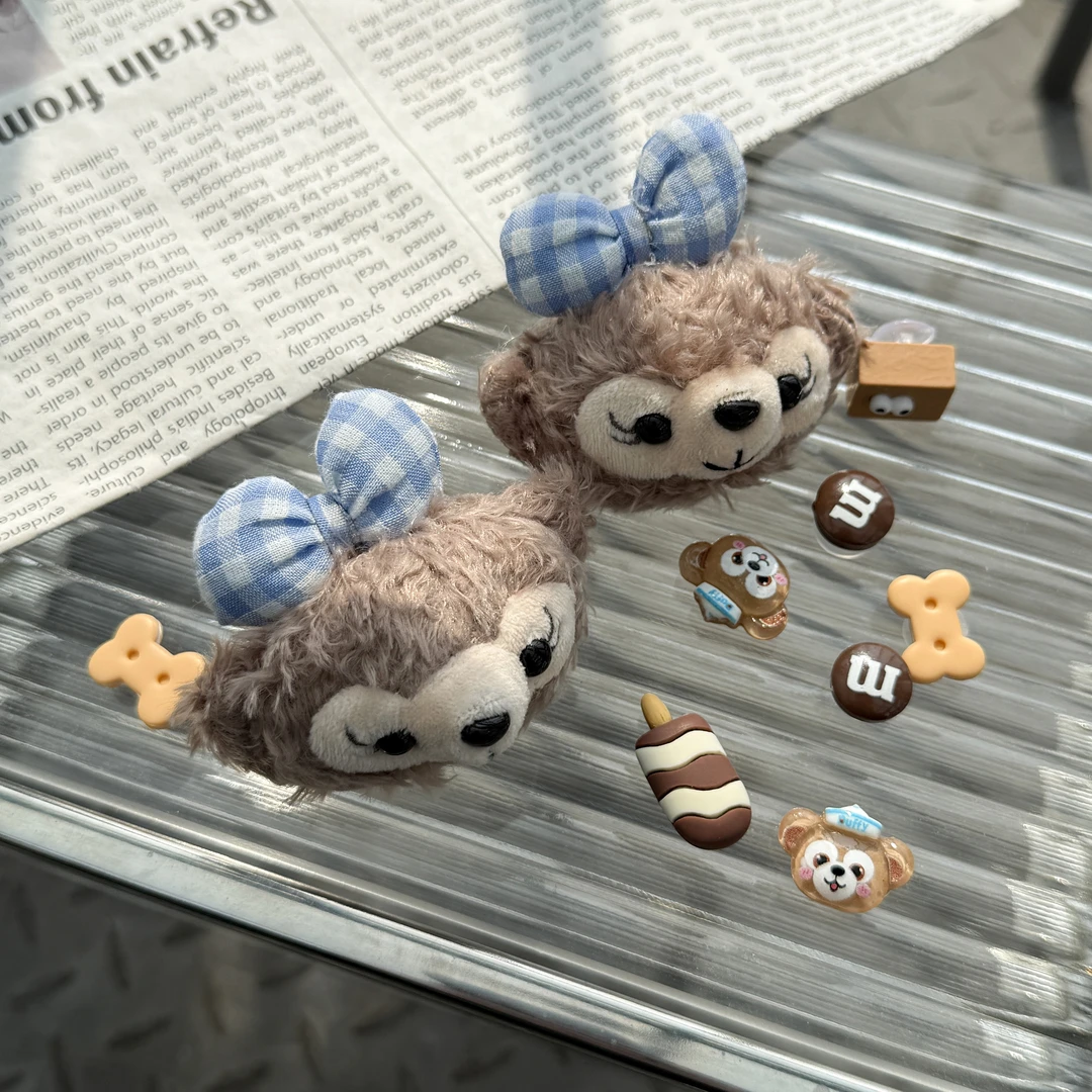 【可爱达菲熊】鞋花高档网红气质法式简约百搭时尚亚克