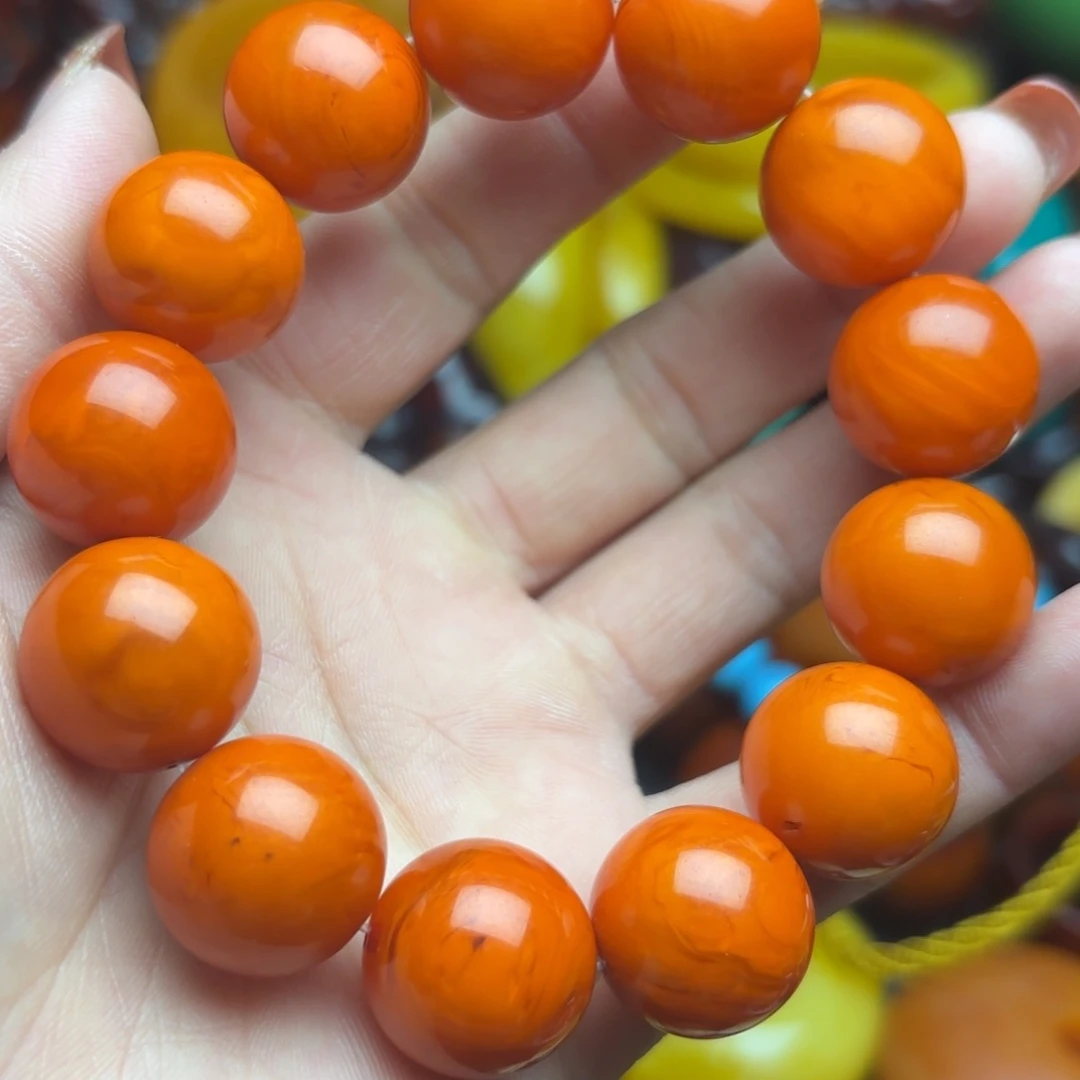 琥珀手链未镶嵌蜜蜡