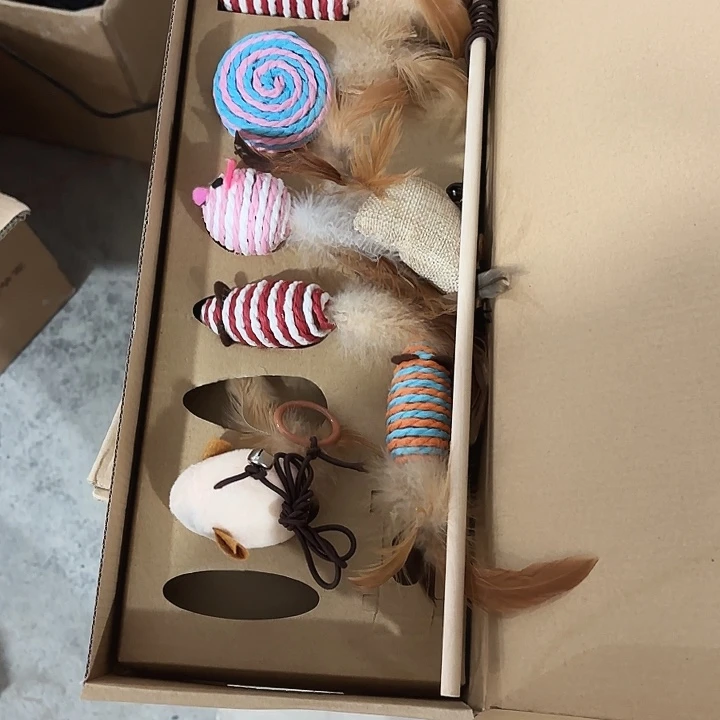 溪***只发新疆 七件套逗猫棒 两盒