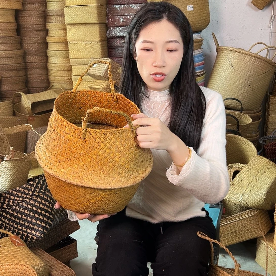 草编草编包/草编收纳盒微瑕疵