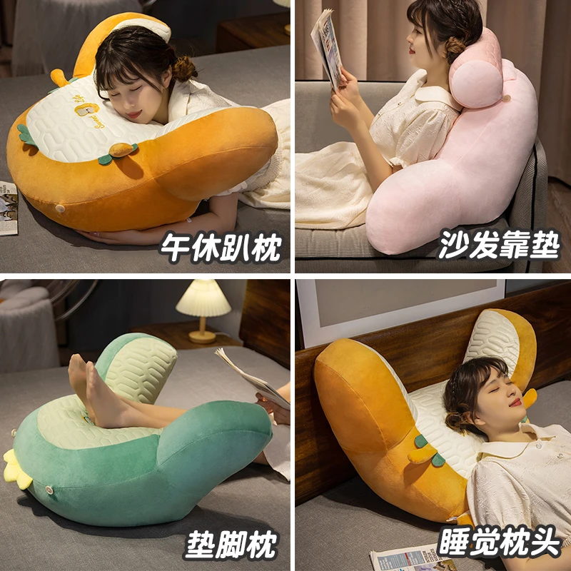 冰丝床头靠垫软包可拆护腰靠枕大靠背沙发抱枕靠枕头床上看书冬季