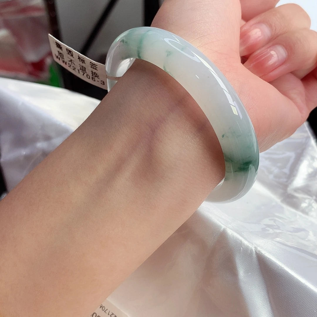 翡翠手镯未镶嵌天然A货翡翠59/60