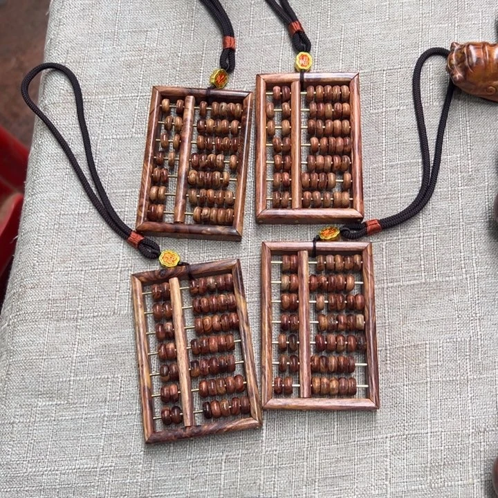 黄花梨/降香黄檀把件算盘发一