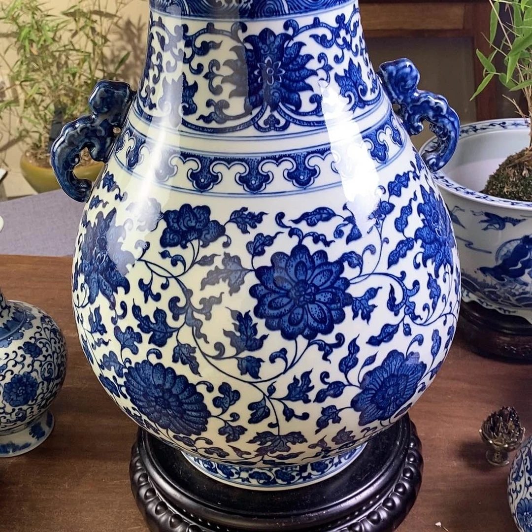 【闪购商品】景德镇陶瓷家用摆件百*泉