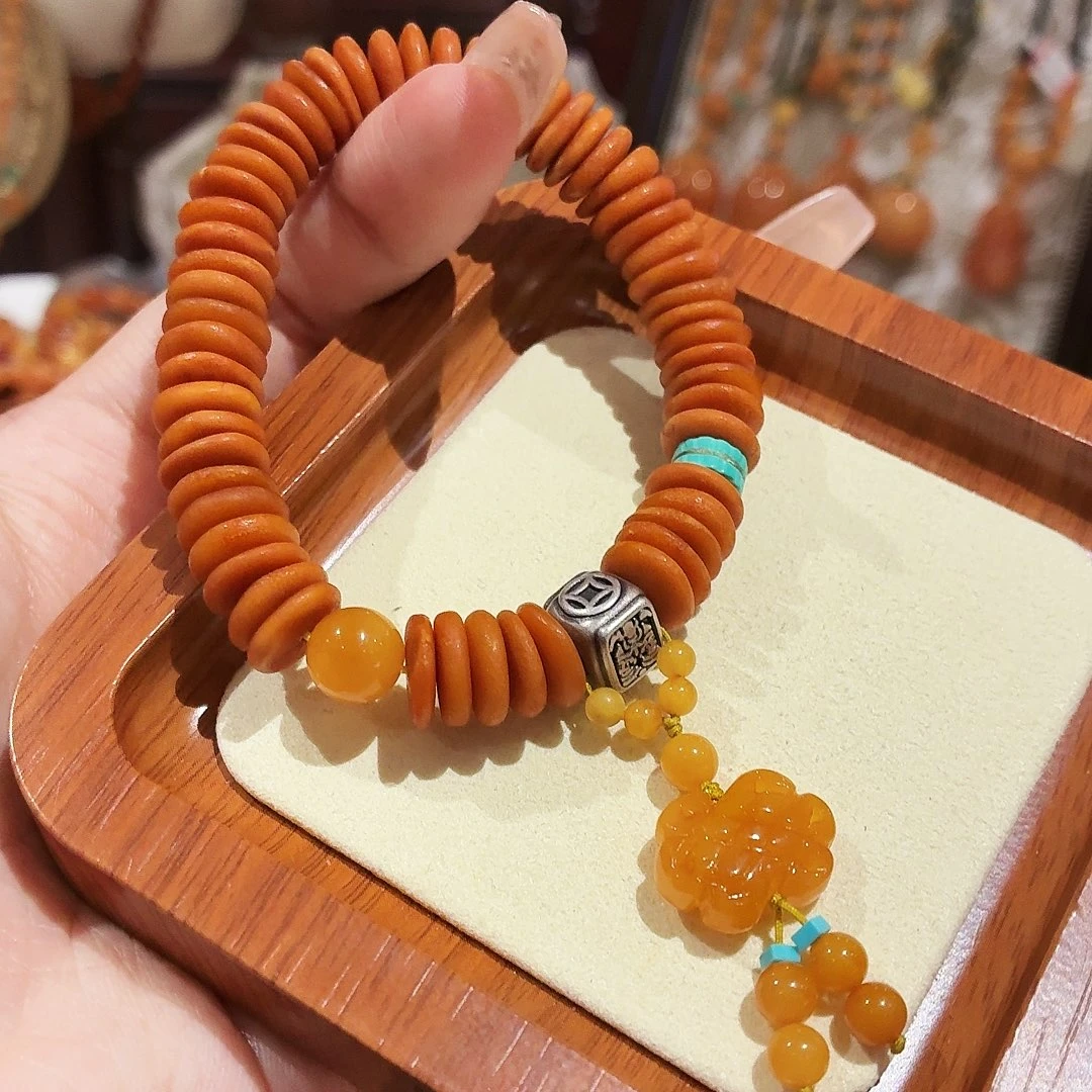 蜜蜡未镶嵌手链手串