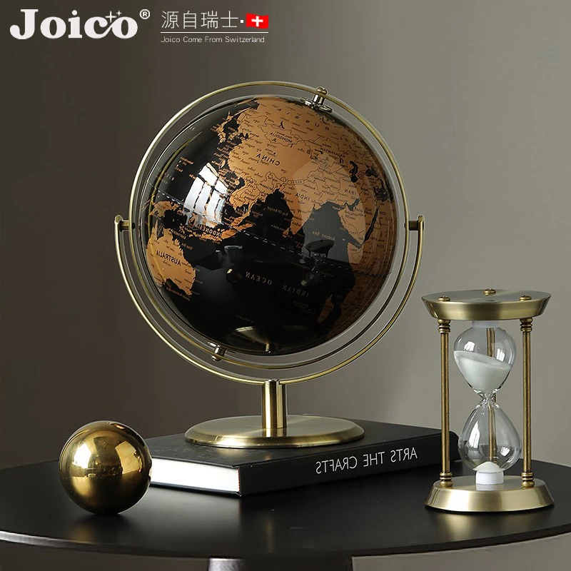 joico瑞士摆件高档地球仪乔迁礼品客厅玄家居酒店玄关装饰品