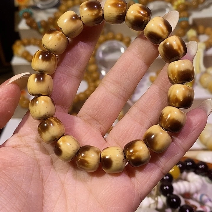 手串猴头核桃紫金鼠手串火焰纹