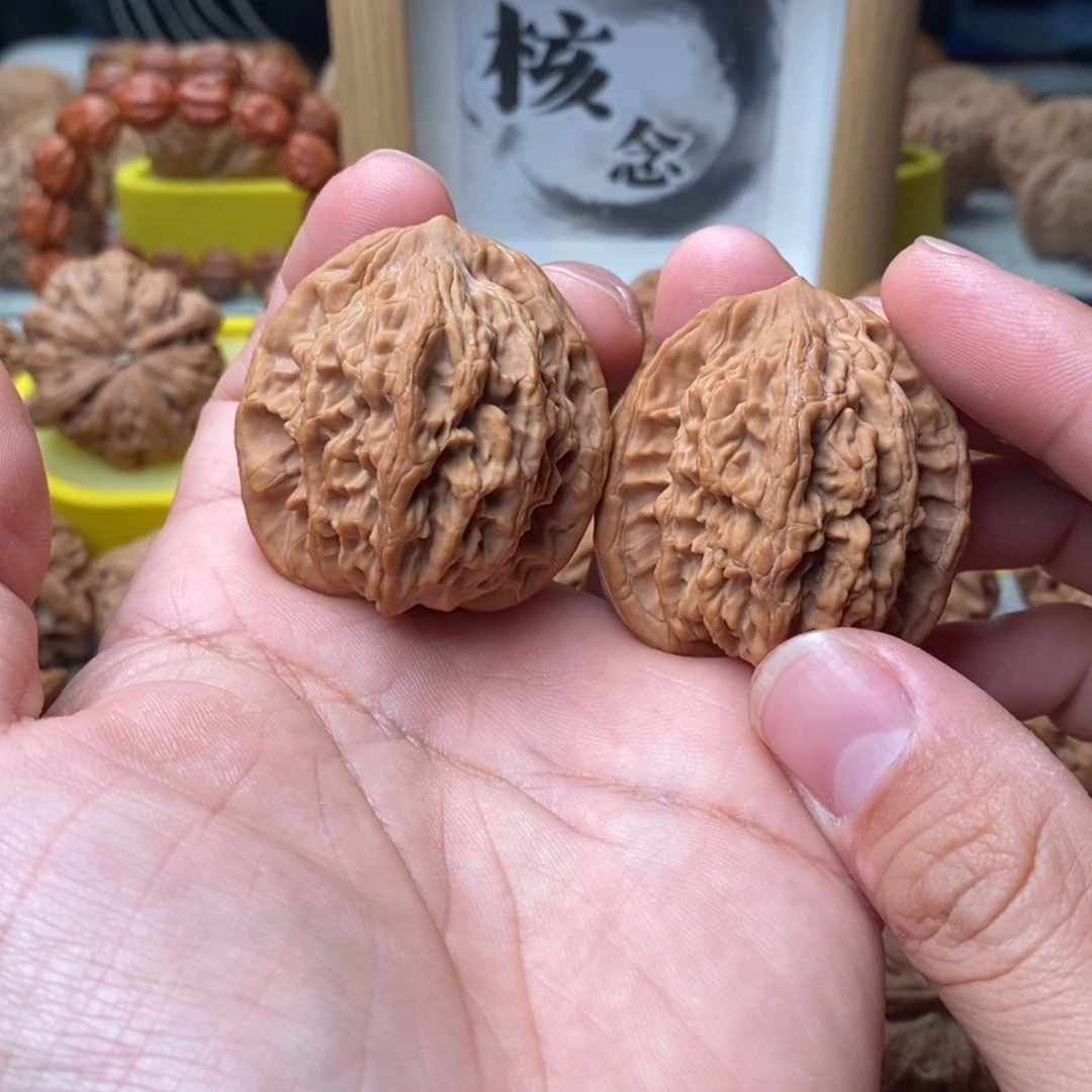 吊坠文玩核桃42麦穗虎头