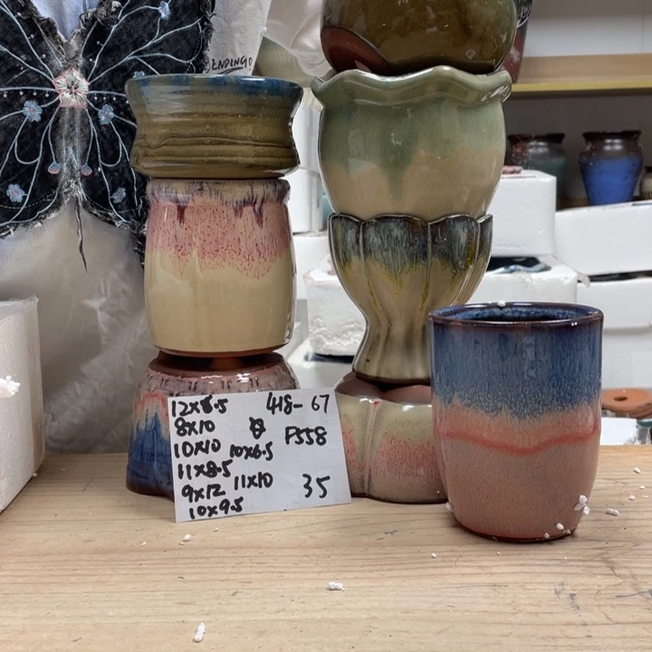 紫砂花盆多肉陶土花盆微瑕67