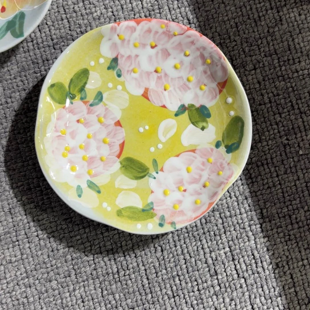 瓷片景德镇手绘高温釉下彩陶瓷茶具