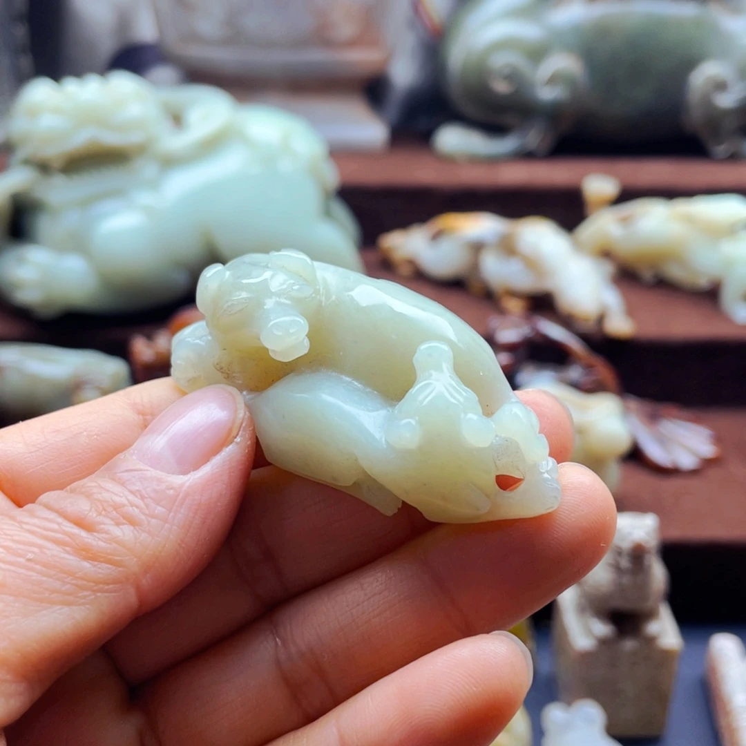 吊坠白玉菩提摆件