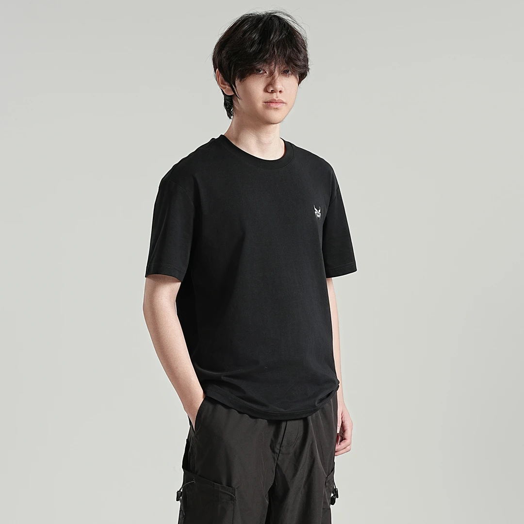 ZMOH春夏季薄荷曼波速干短袖T恤冰凉感抗菌防晒高弹五合一半截袖