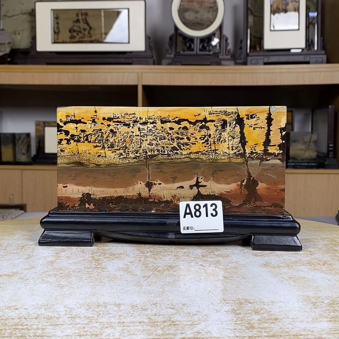 印石昌化石广西国画石摆件813