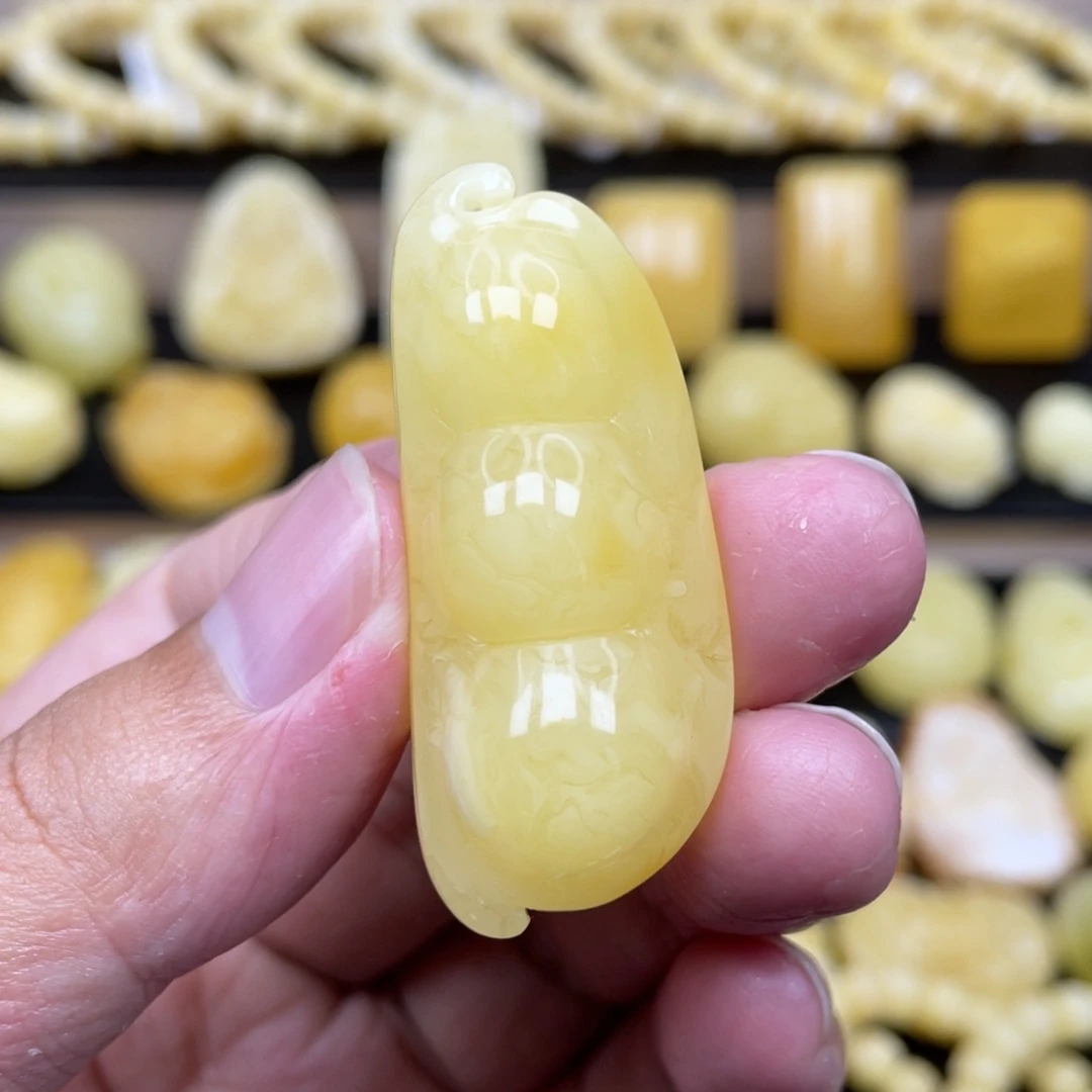 琥珀未镶嵌裸石琥珀蜜蜡