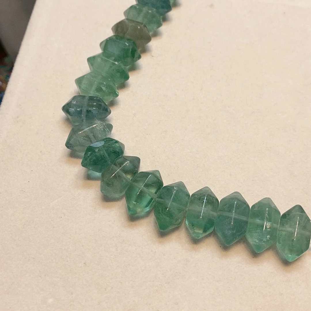 玛瑙/玉髓散珠天然莹石水晶短条