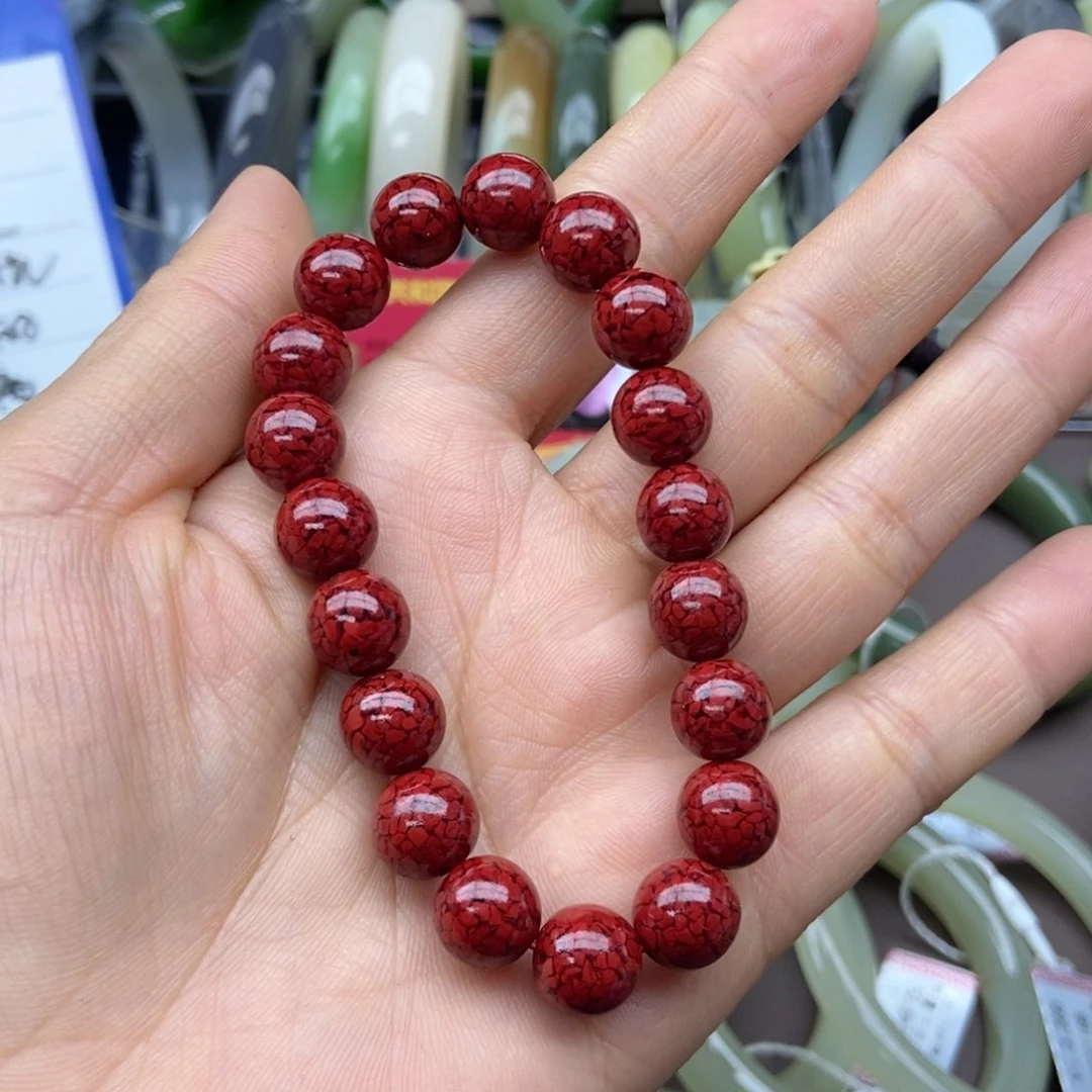 和田玉手链未镶嵌张**娘