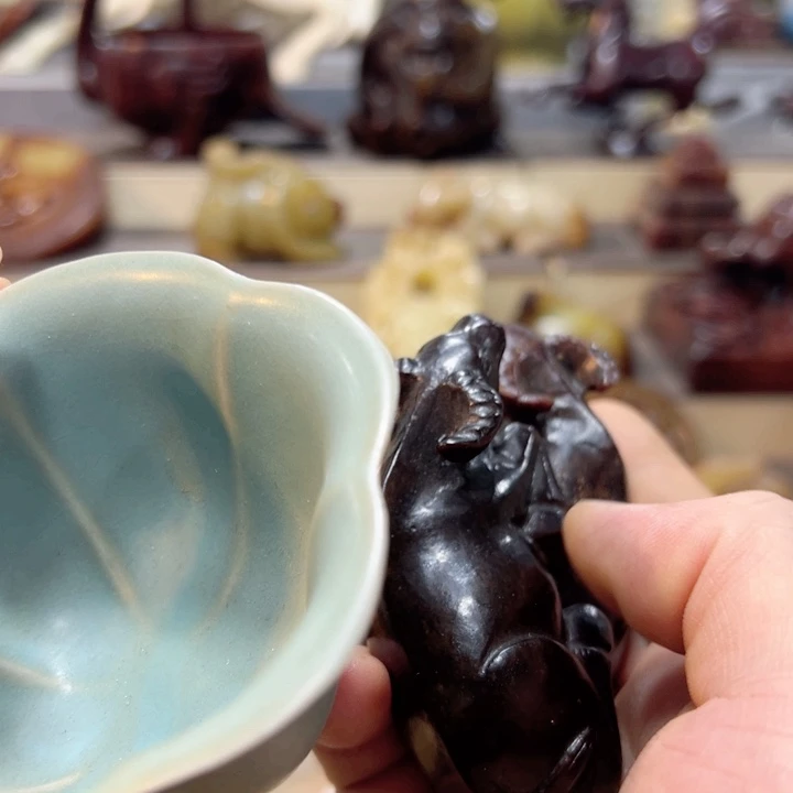 摆件英****馆摆件罐盛宝斋物件