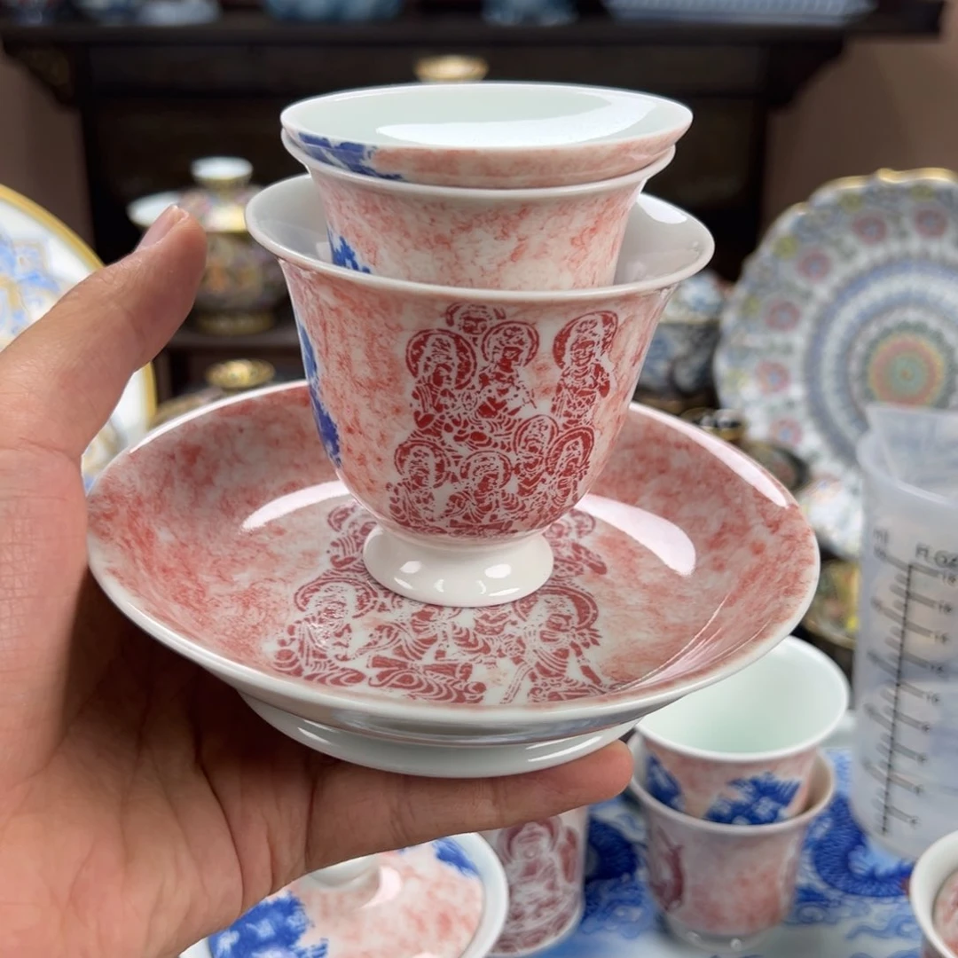 墨***风瓷片景德镇手工手绘陶瓷