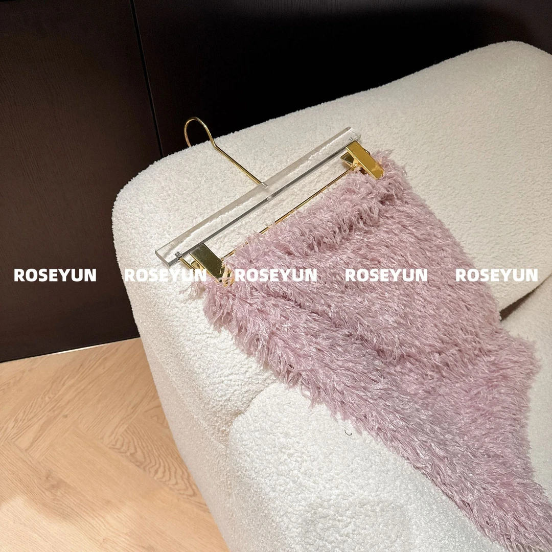 【Rose Yun】柔粉矜贵 小香流苏半身裙 251010