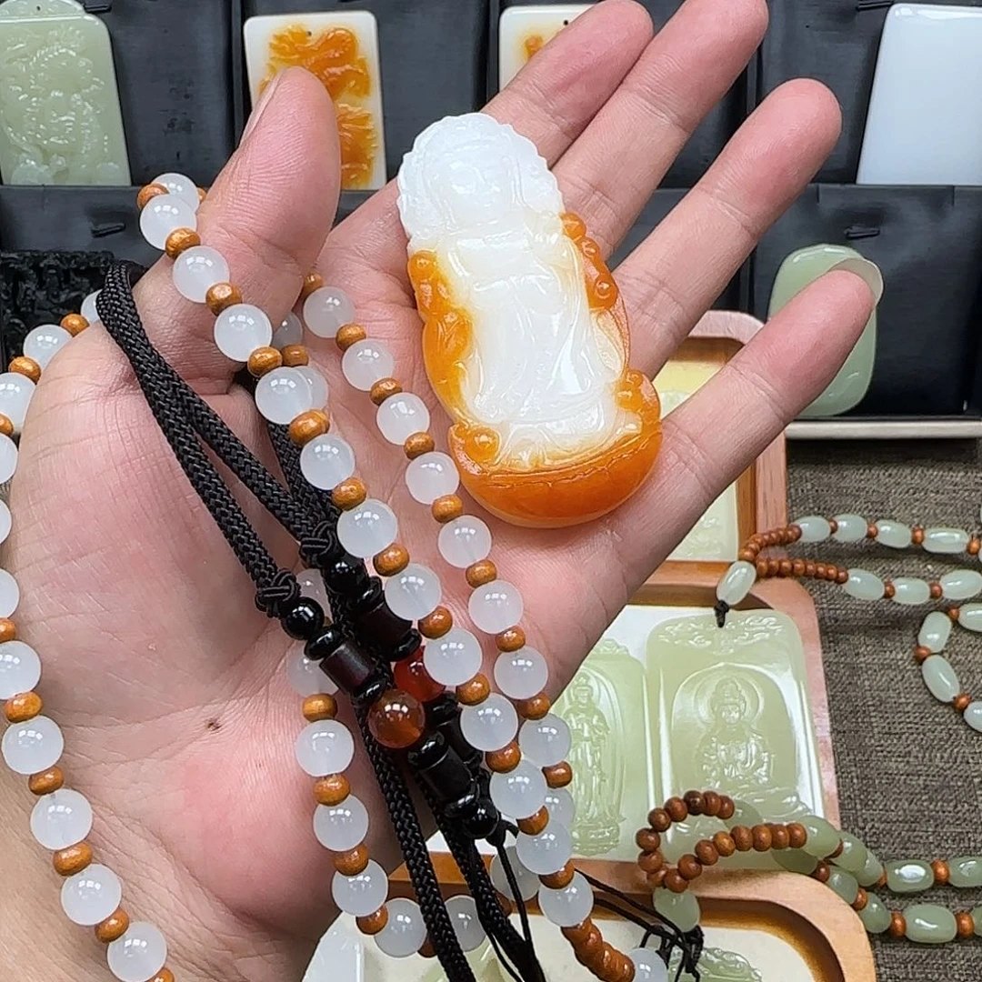 俺***滴昆仑山料一物一拍皮色观音