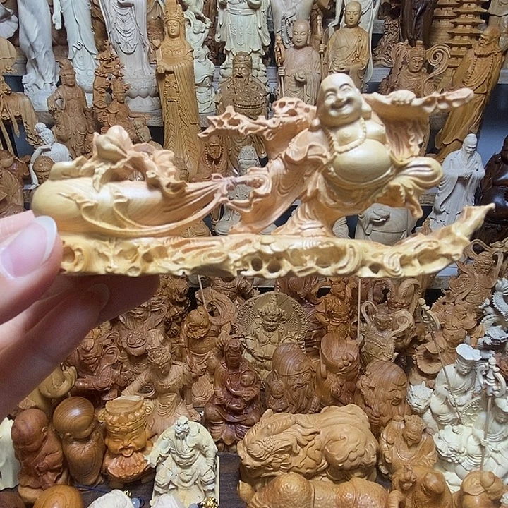 柏木（崖柏）拉布袋弥勒