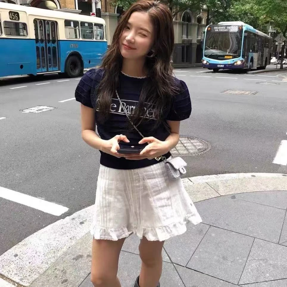 【the Bannet八乃】新款圆领针织短袖 BRA4449