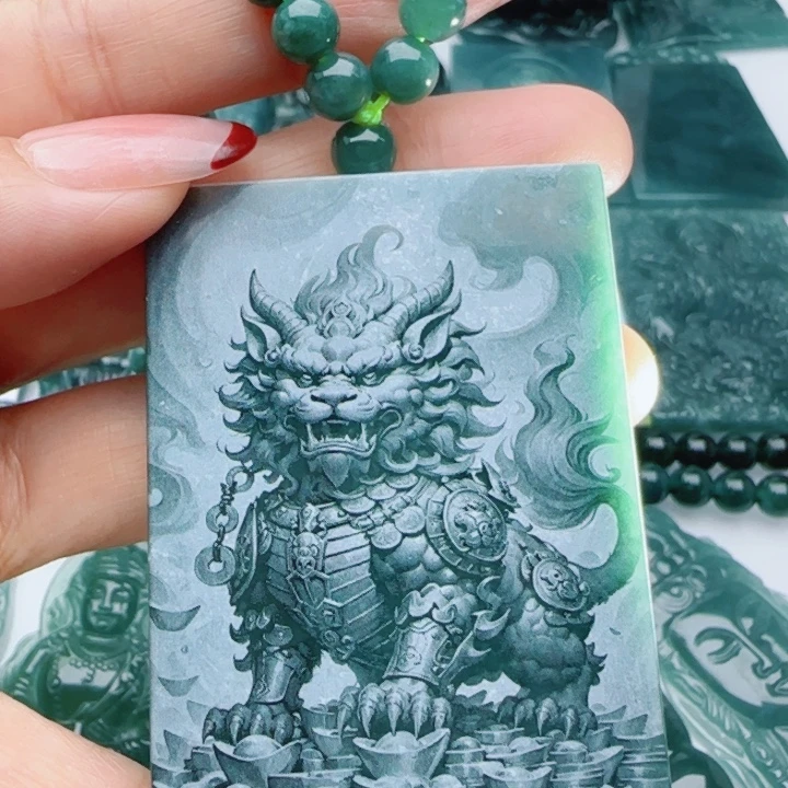 翡翠未镶嵌颈饰多样性发货天然A货翡翠