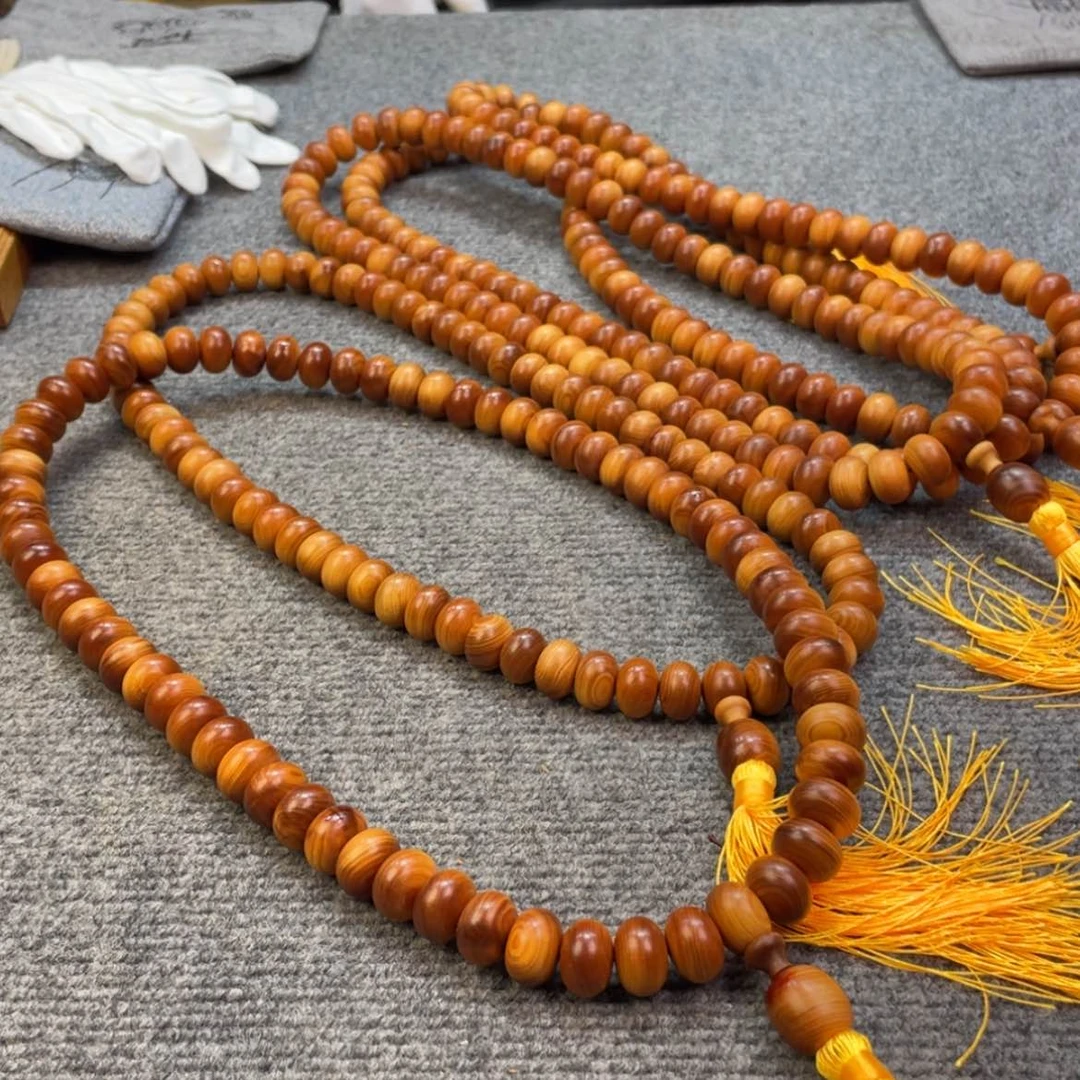 【闪购商品】柏木（崖柏）1.8全品玉化算盘珠，66颗，甜奶香