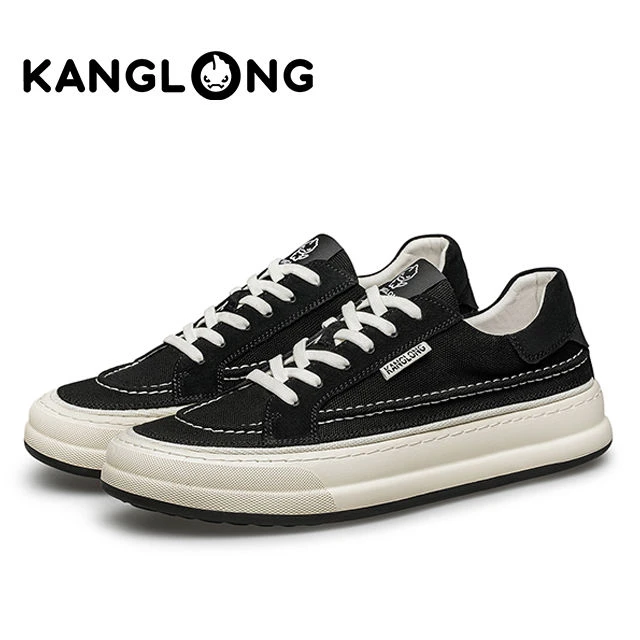 康龙男鞋2024冬季新款平底低帮男士板鞋时尚百搭运动休闲鞋潮鞋男