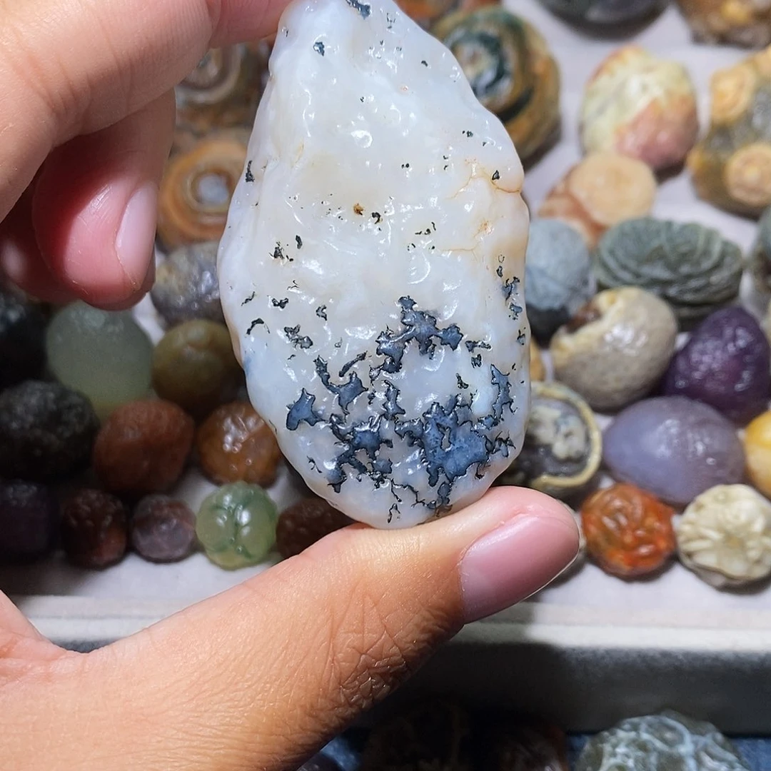 石头草花玛瑙单颗