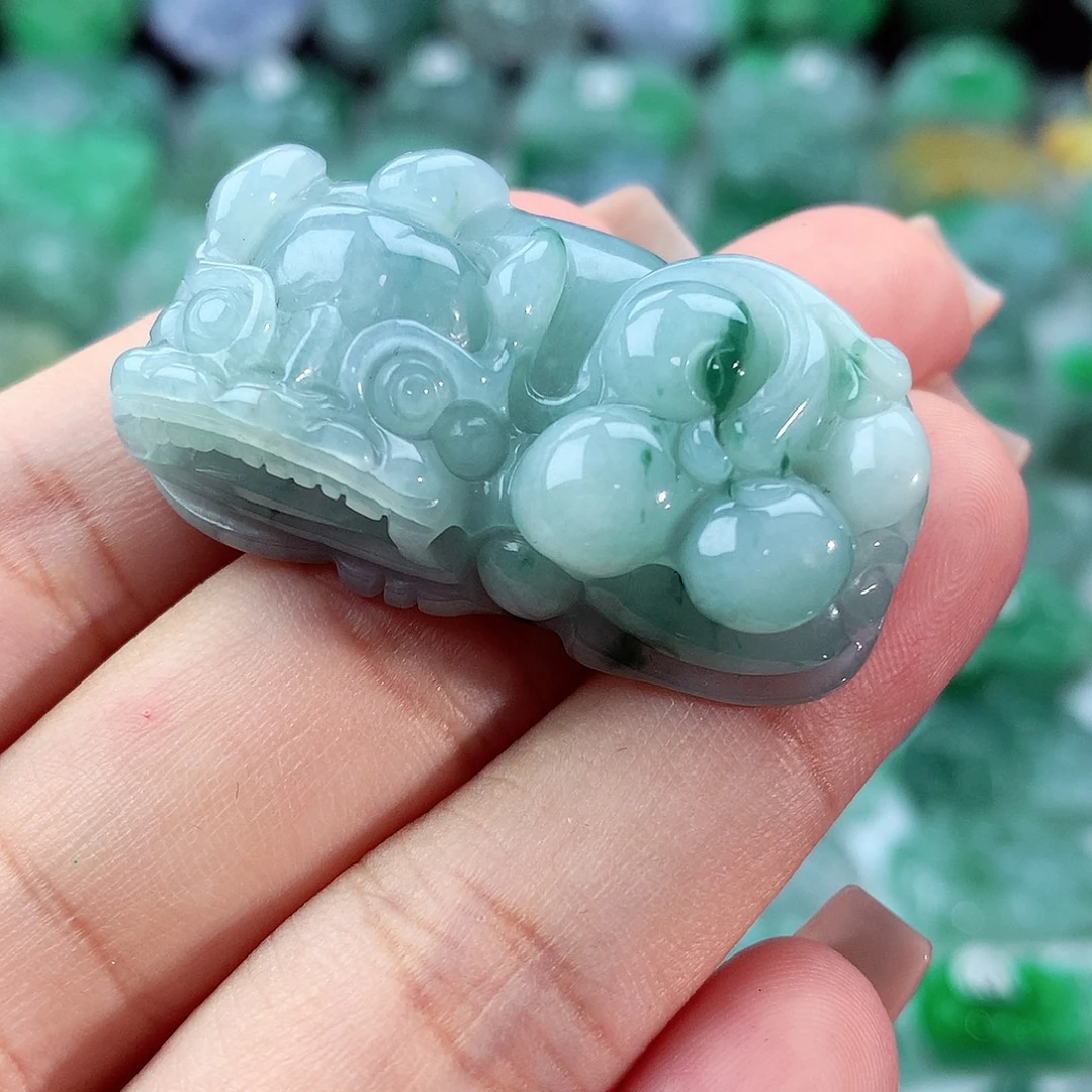翡翠未镶嵌毛衣链翡翠