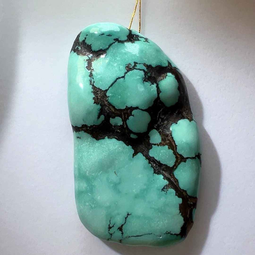 绿松石未镶嵌挂件