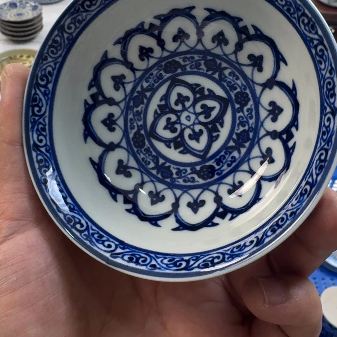 杯青花宝箱普洱杯