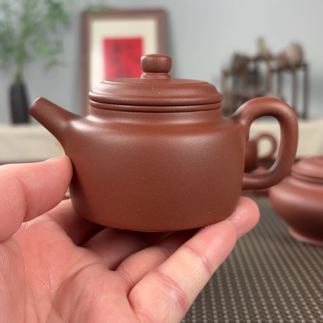 紫砂茶壶萧****帘黄龙山原矿紫砂壶220