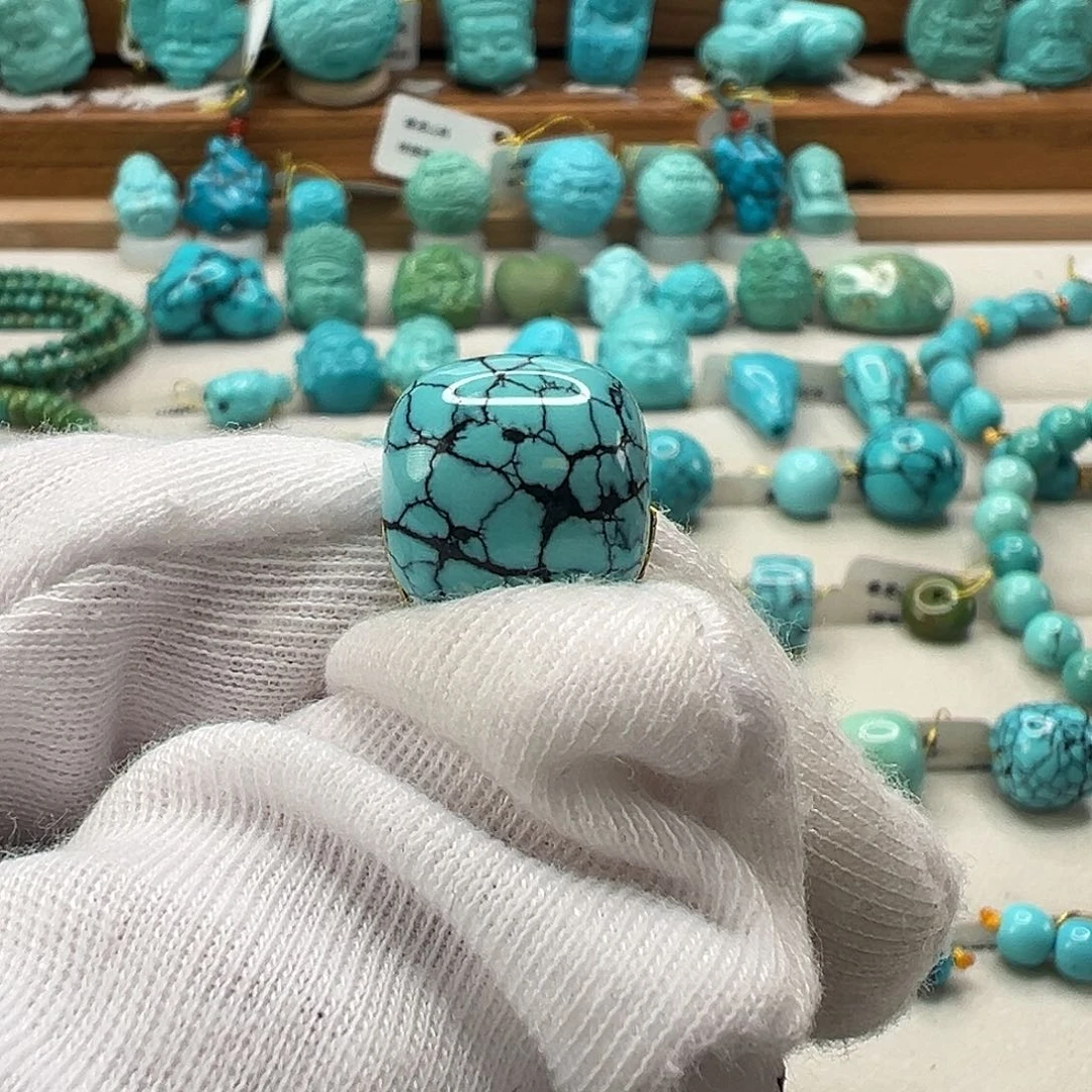 绿松石老型珠未镶嵌