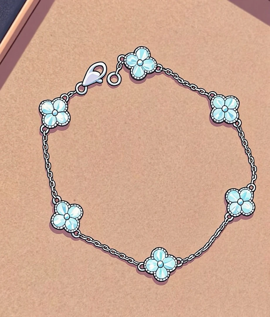 手链 6花迷你手链！幸运四叶草优雅轻奢经典ins