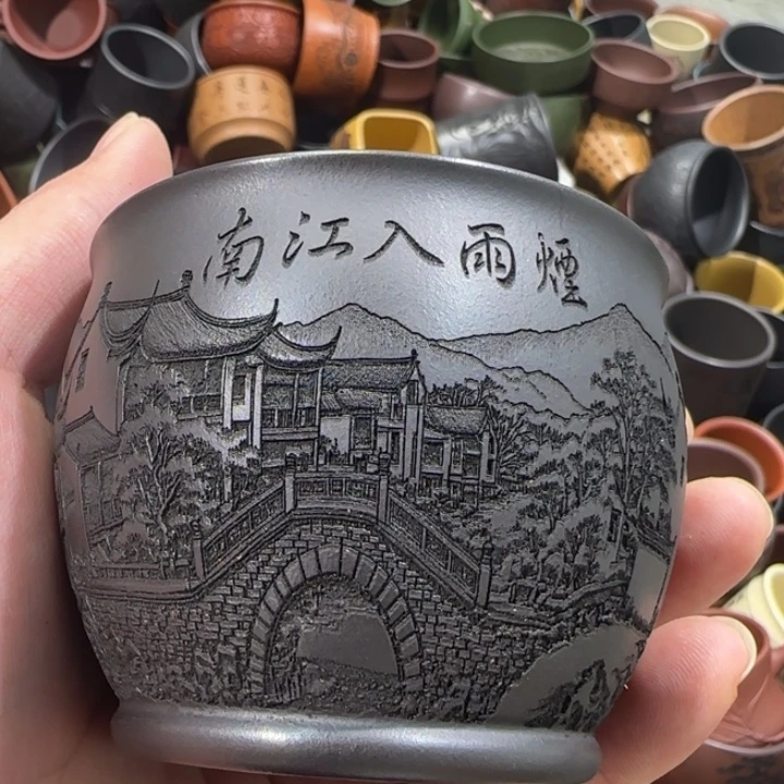 茶杯紫砂全手工制作工艺