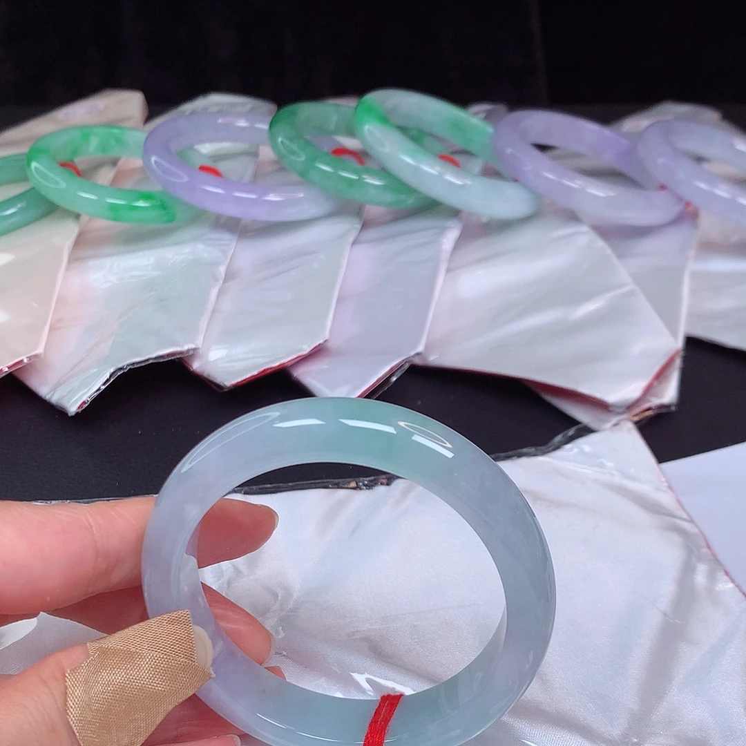 翡翠手镯未镶嵌翡翠手镯57.7